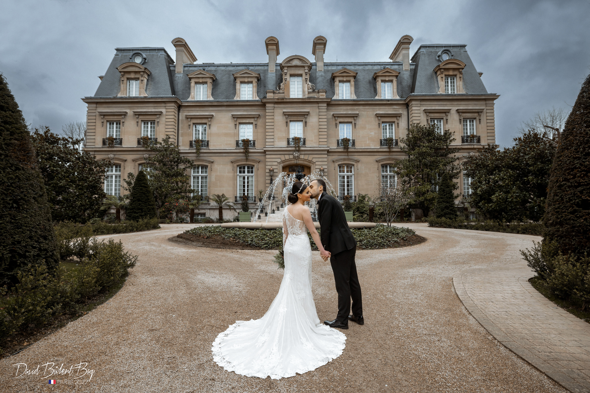 Photo de couple au Saint James Paris