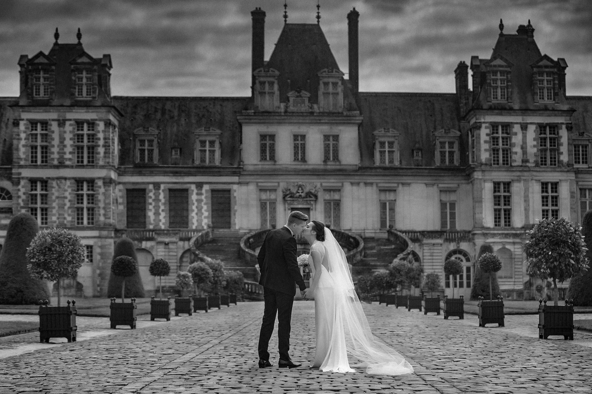 Photo de mariage au Château de Fontainebleau