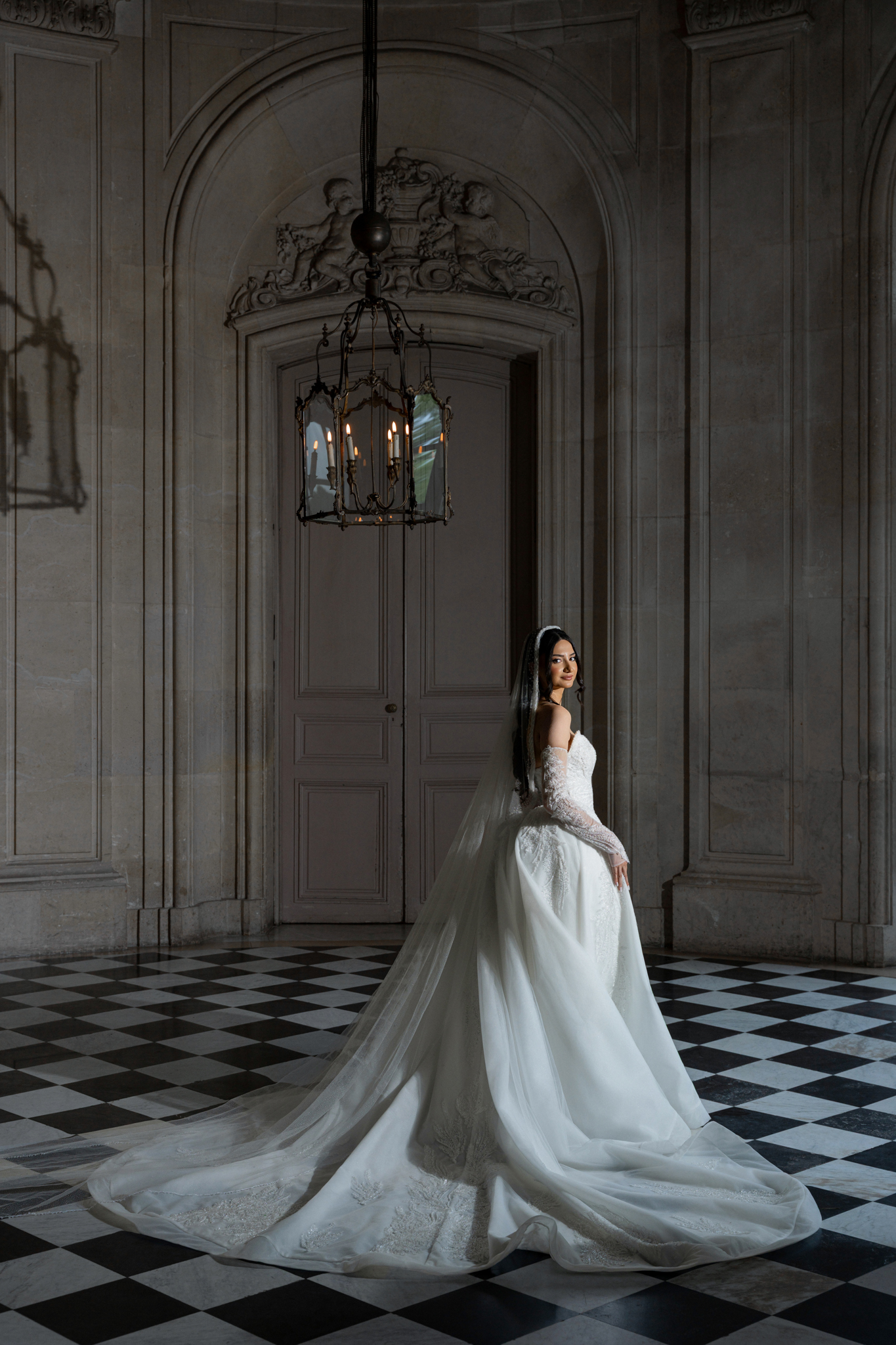 Portrait de couple au Château de Champlâtreux