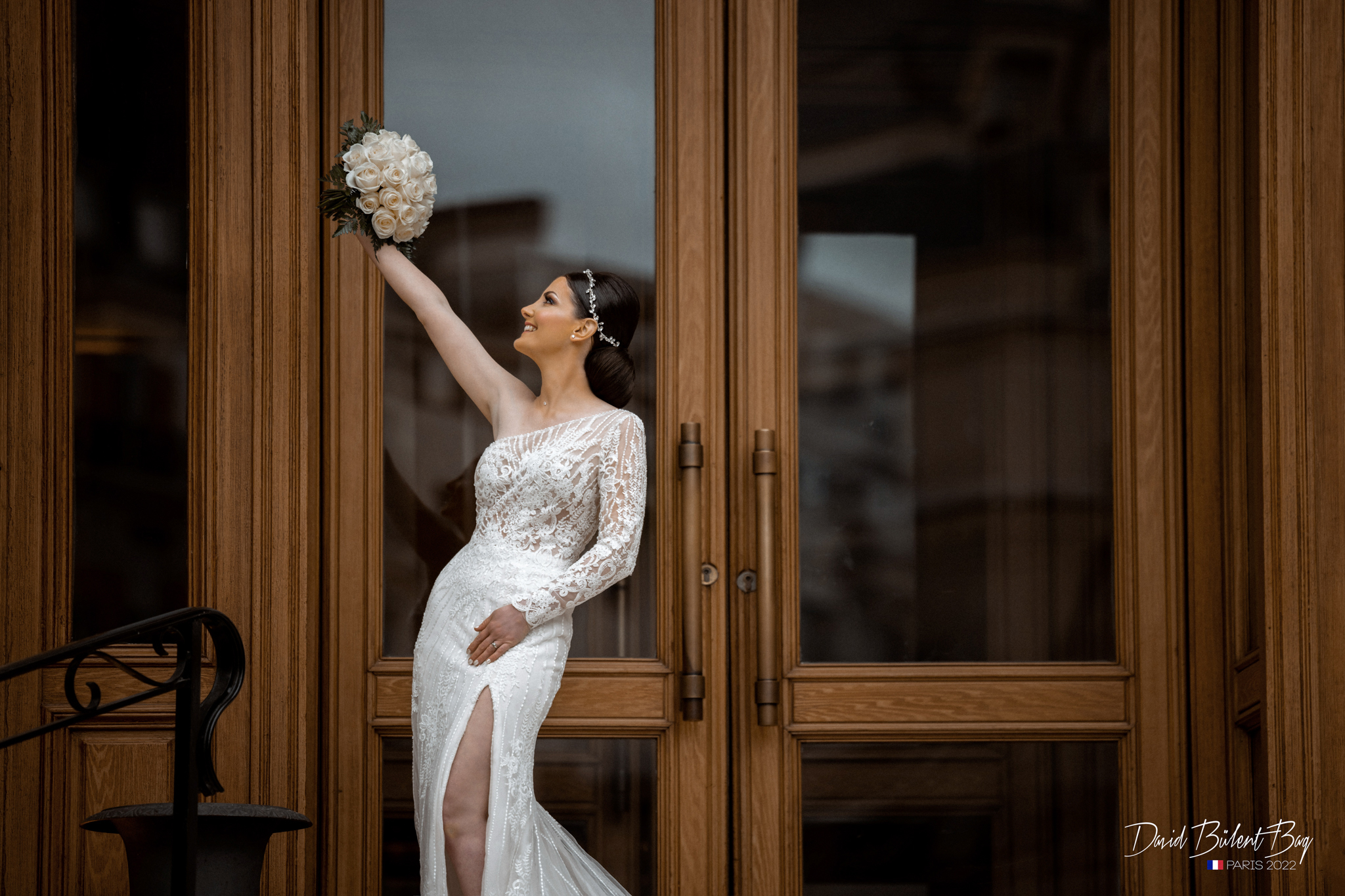 Portrait de mariée au Saint James Paris
