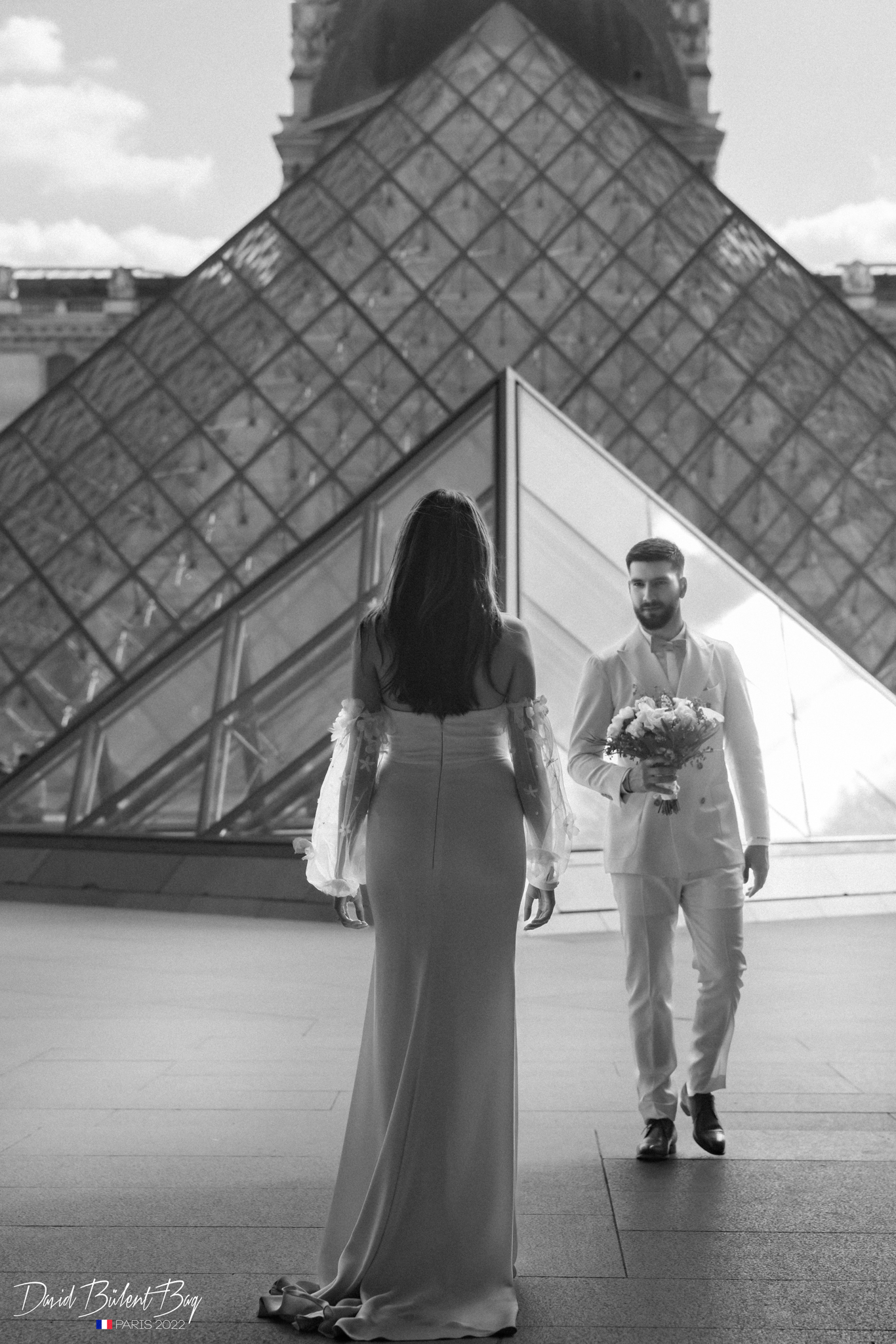 Shooting couple Paris Avenue de Camoëns