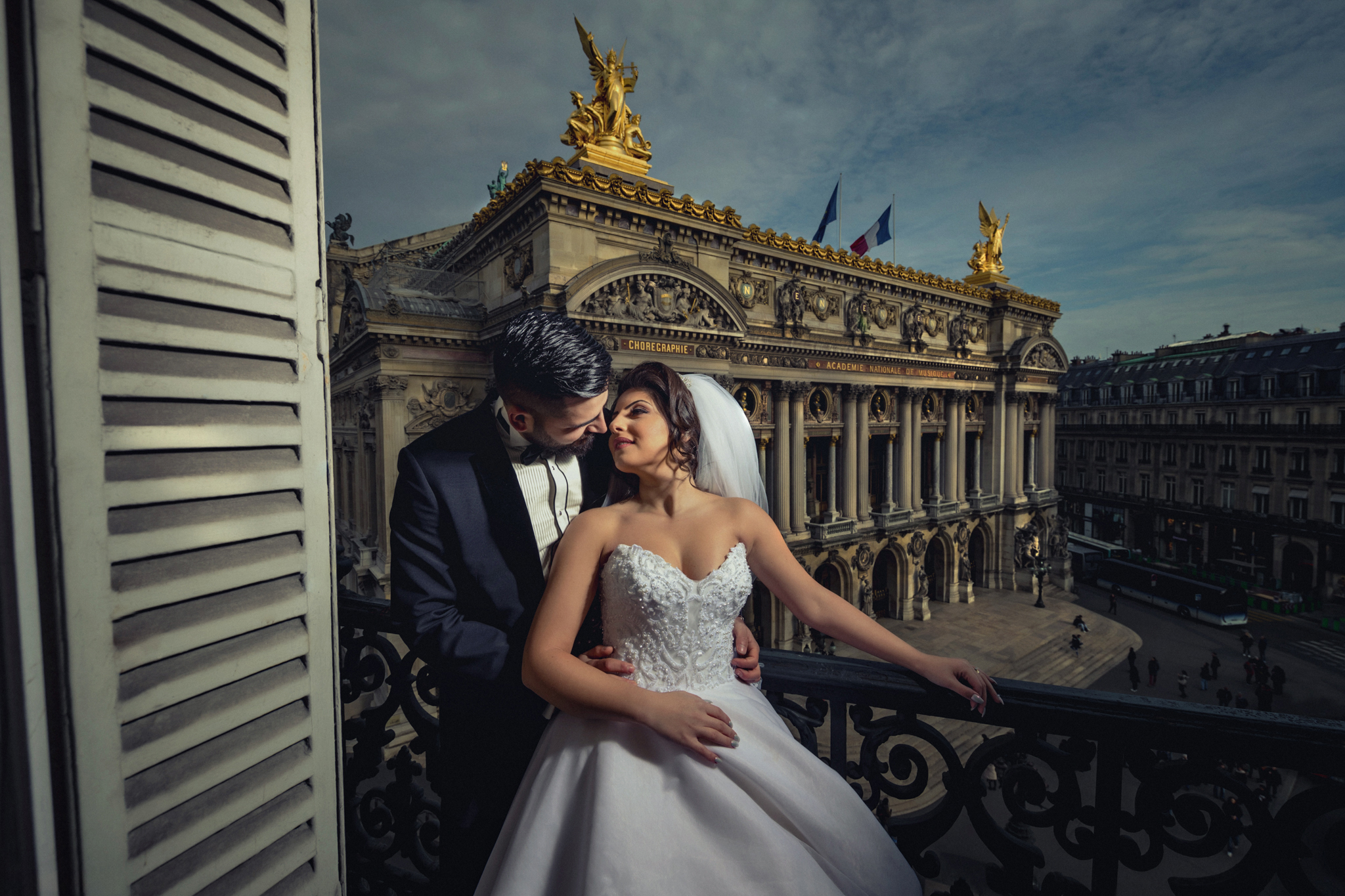 Shooting mariage InterContinental Paris