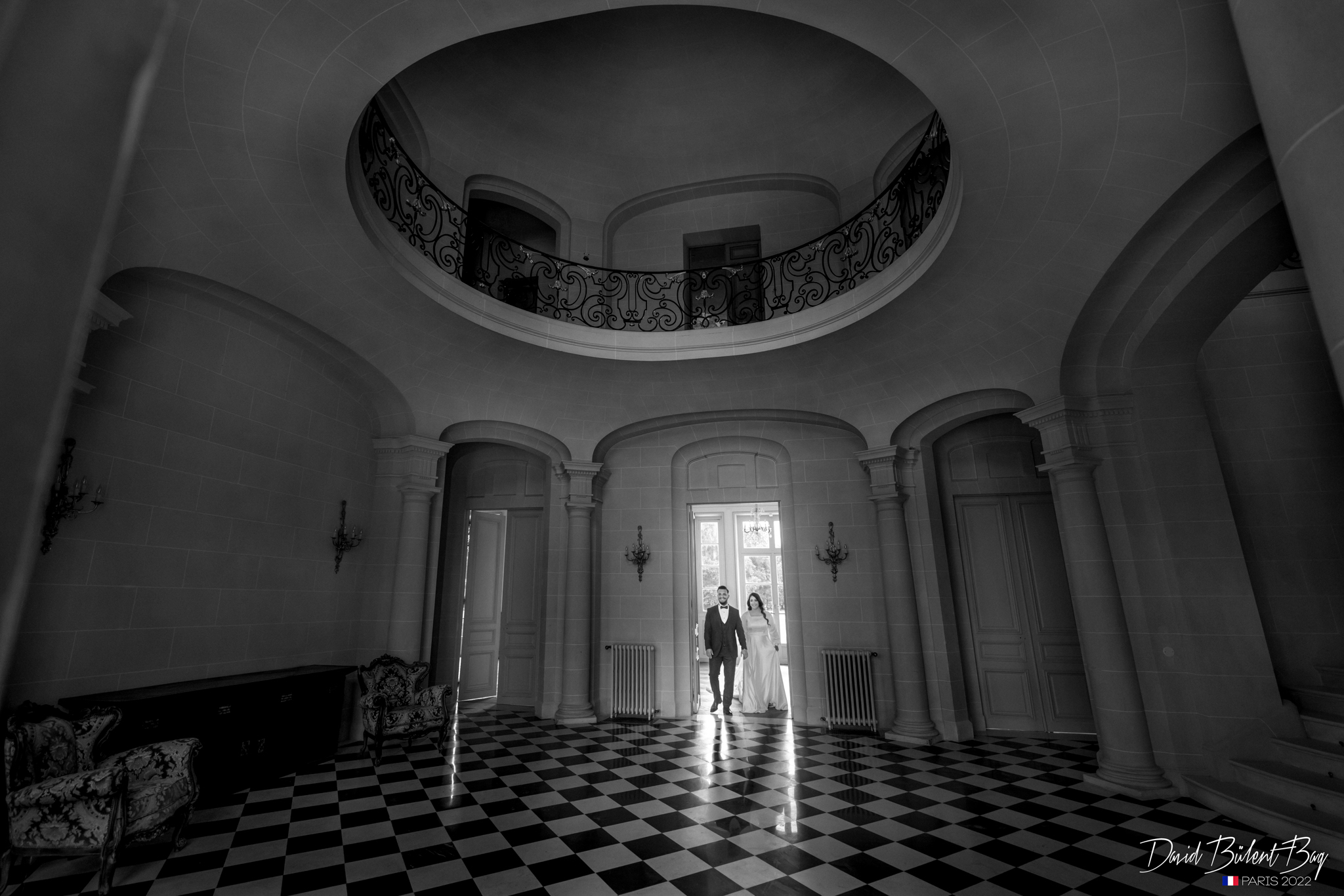 Couple au Château de Nainville-les-Roches