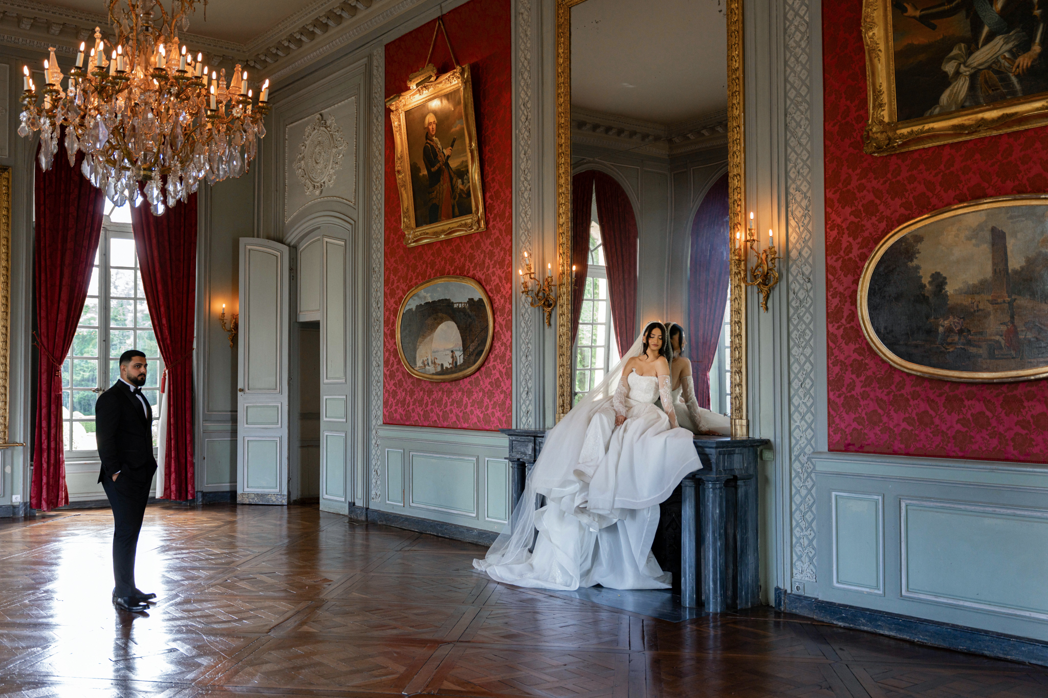 Mariage de luxe au Château de Champlâtreux