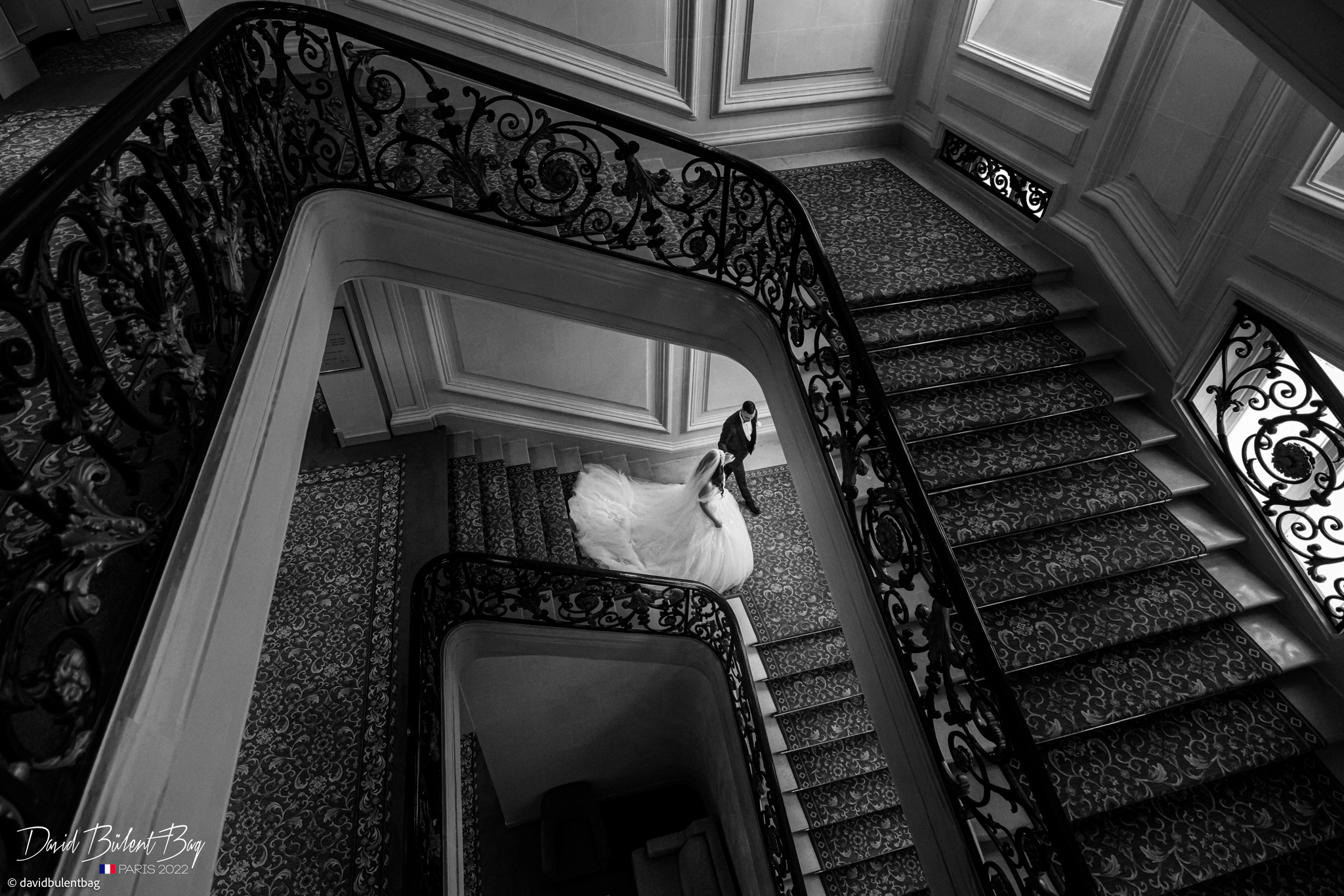 Photo de couple à l'InterContinental Paris