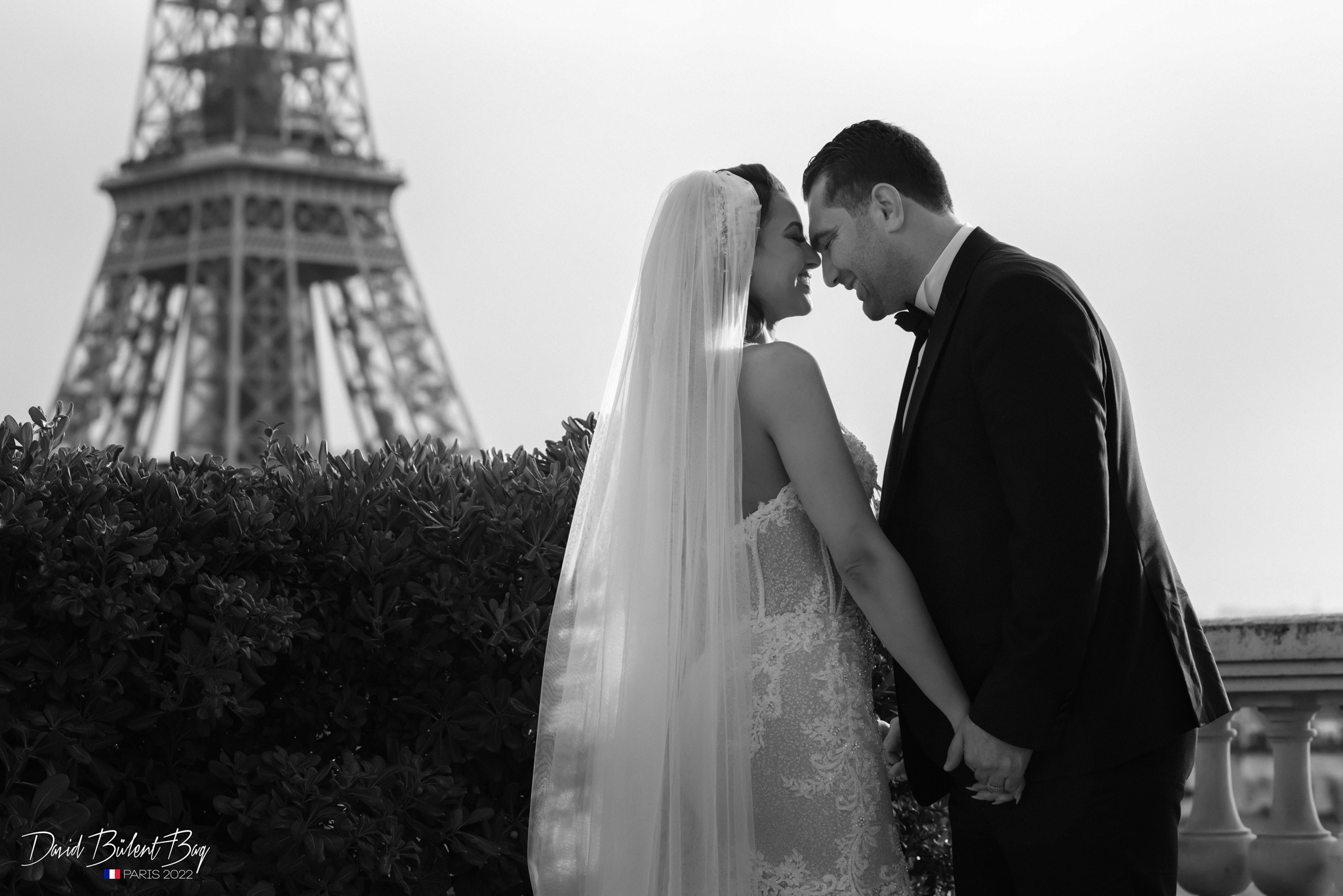 Photo de couple au Shangri-La Paris