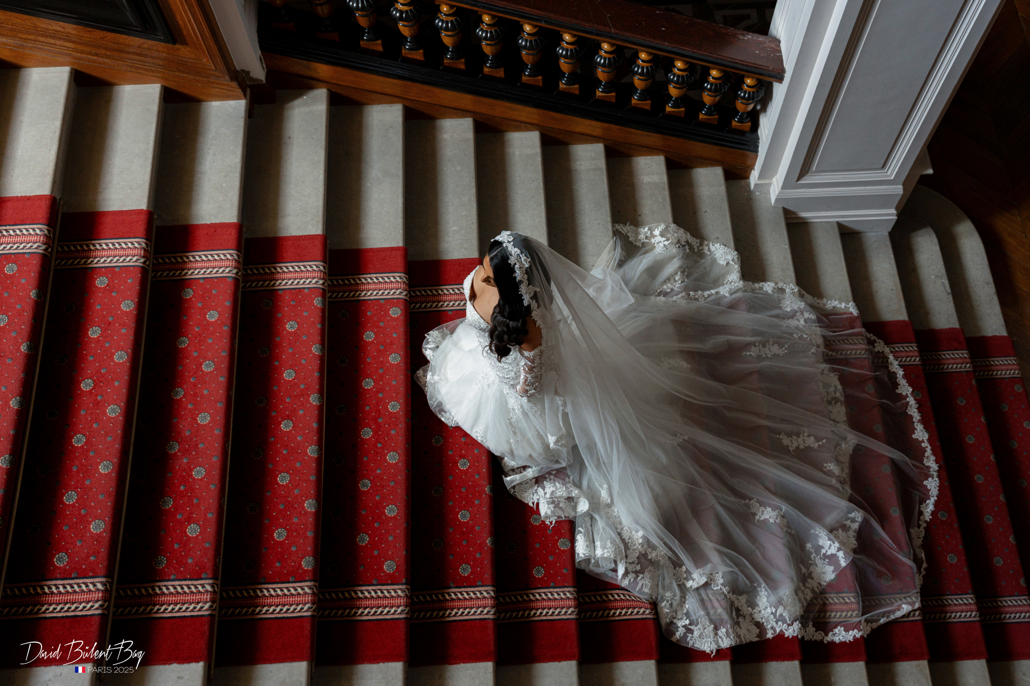 Photo couple mariage Château de Ferrières