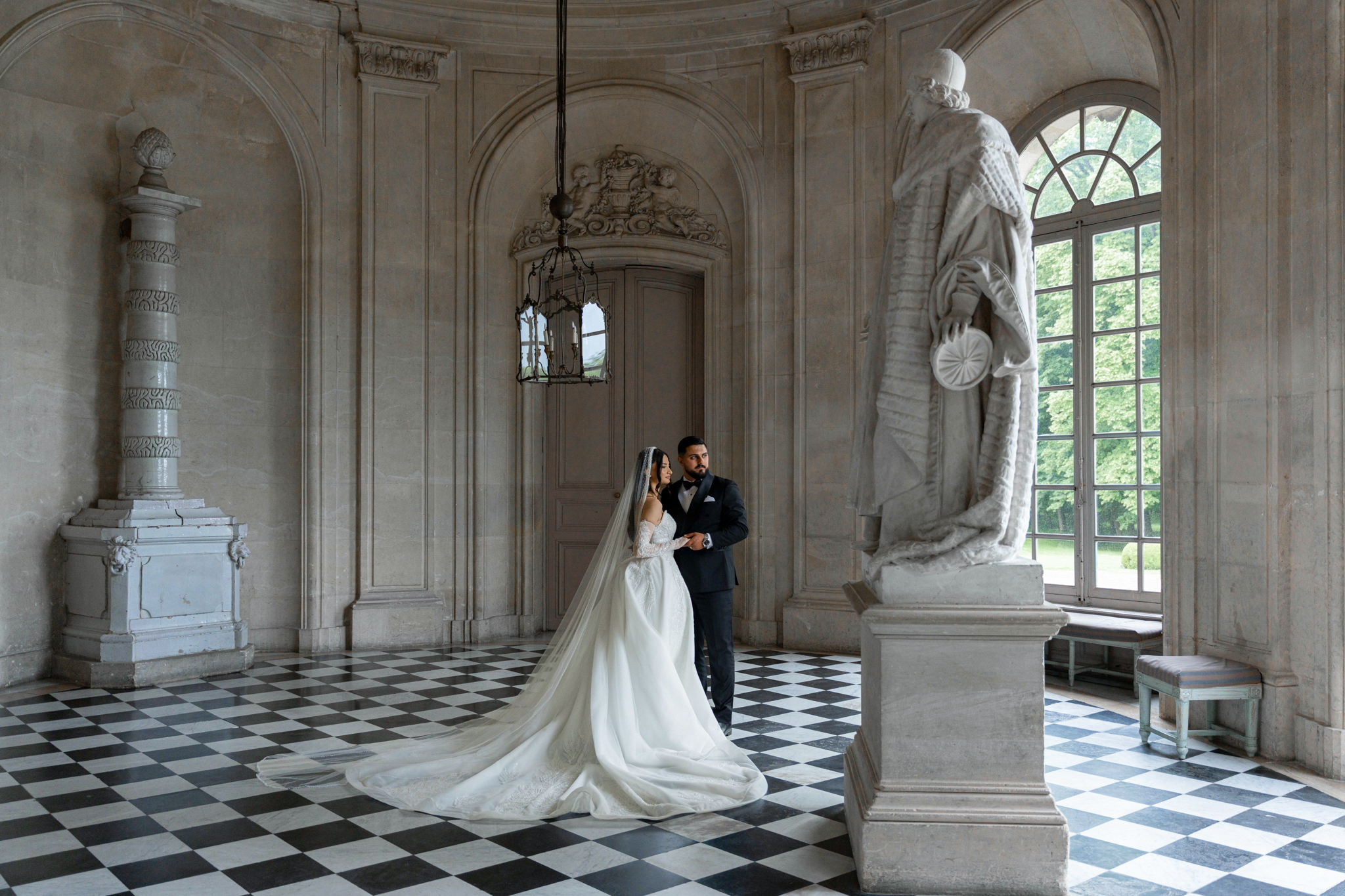 Photographe de mariage au Château de Champlâtreux