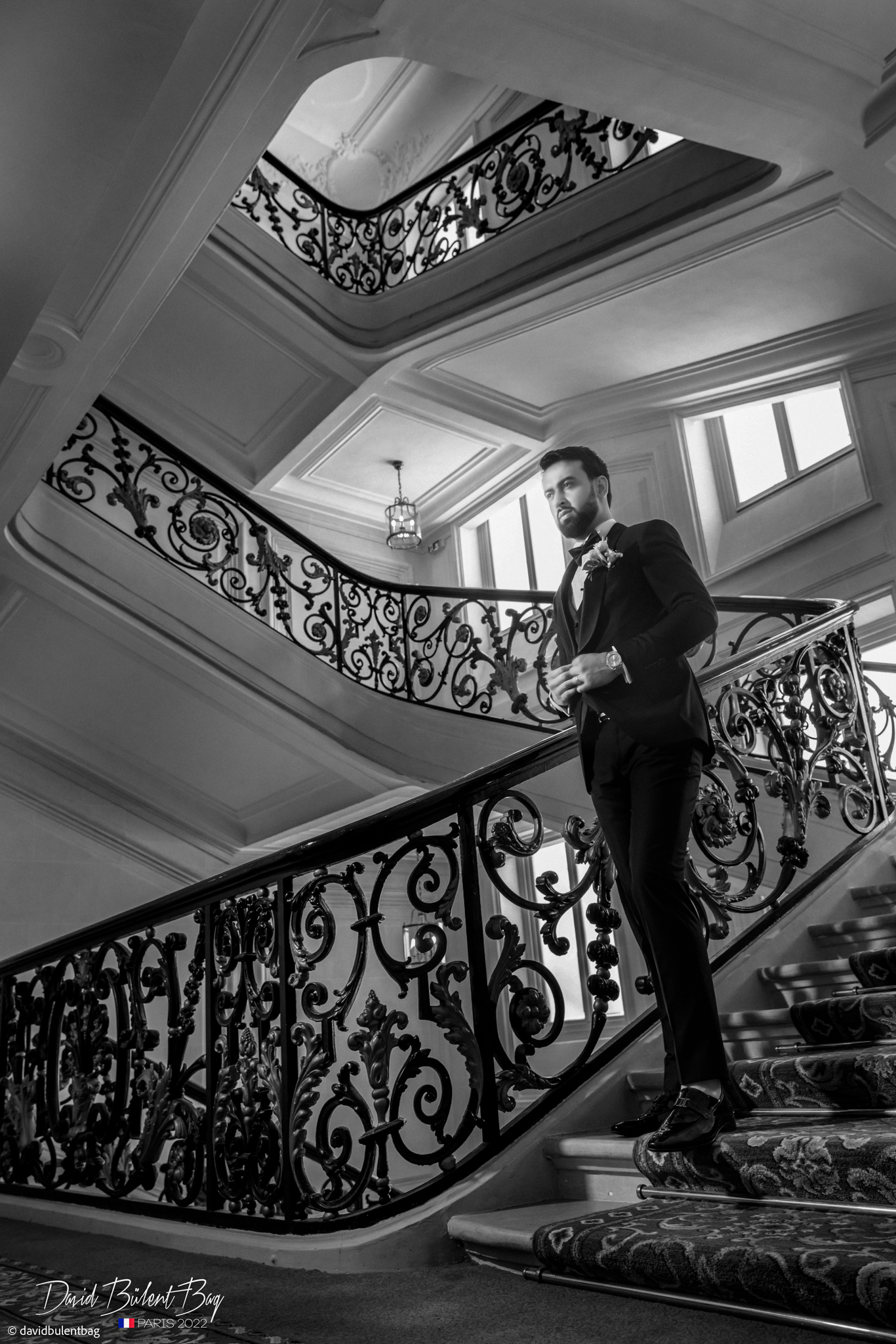 Portrait de mariée InterContinental Paris