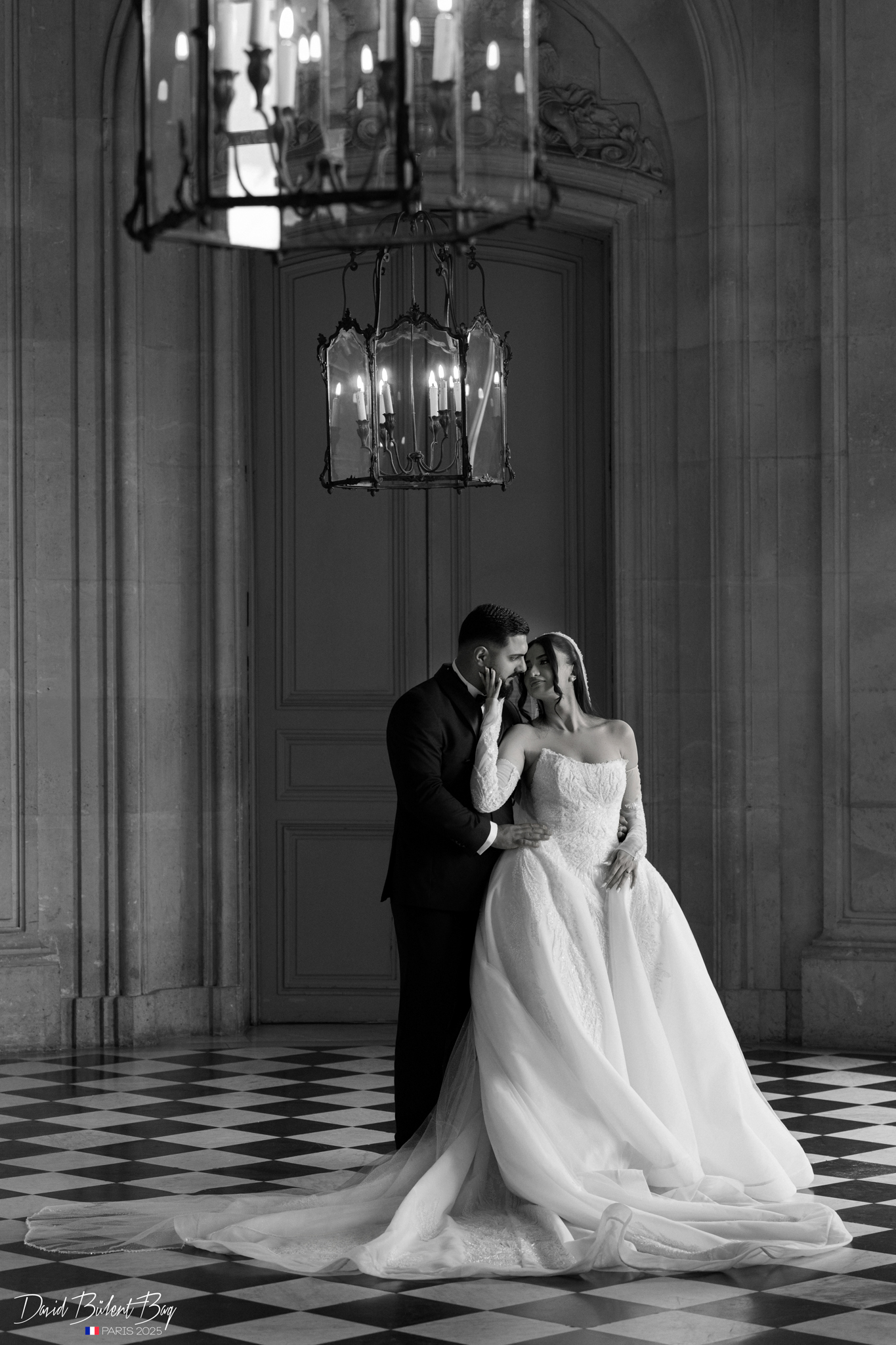 Shooting mariage au Château de Champlâtreux